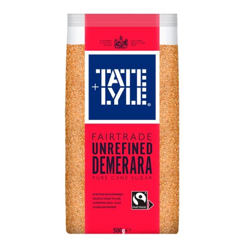 Tate & Lyle Unrefined Demerara Pure Cane Sugar 500g Food Items Tate & Lyle   