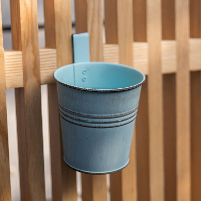 Teal Over Fence Plant Pot 9.5cm Assorted Packs
