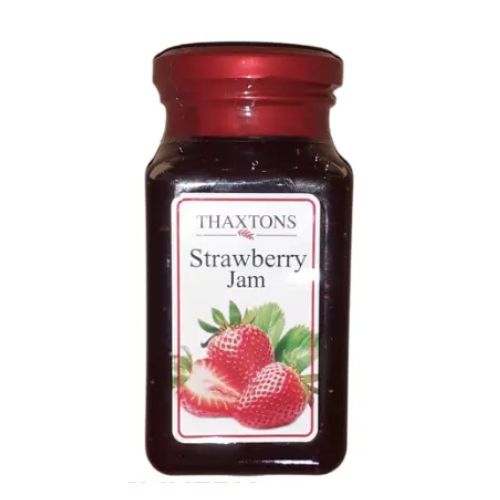 Thaxtons Strawberry Jam Jar 380g Condiments & Sauces thaxtons   