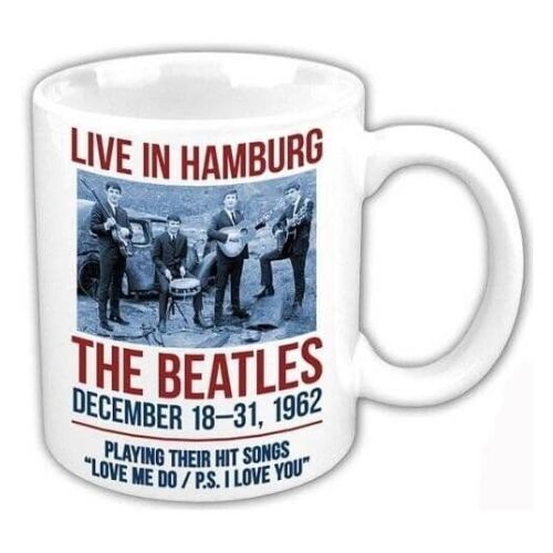 The Beatles Live In Hamburg Boxed Mug Mugs Rock Off   
