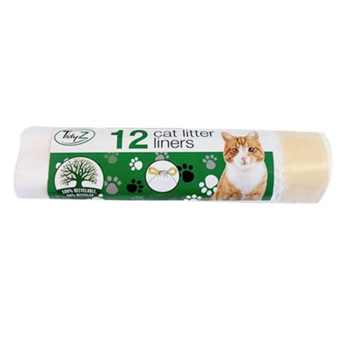 TidyZ Cat Litter Liners 12 Pack Pet Cleaning Supplies Tidyz   