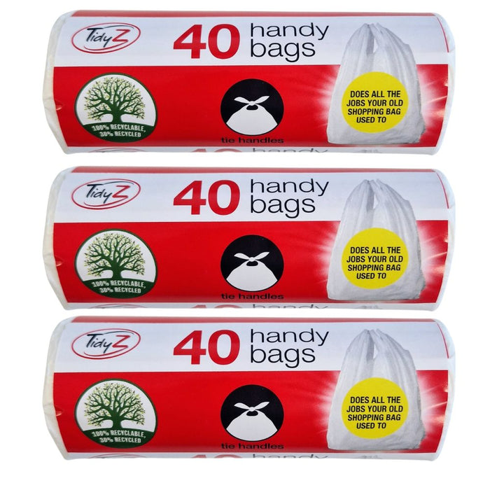 TidyZ Handy Bags Multi Use 40 Assorted Pack