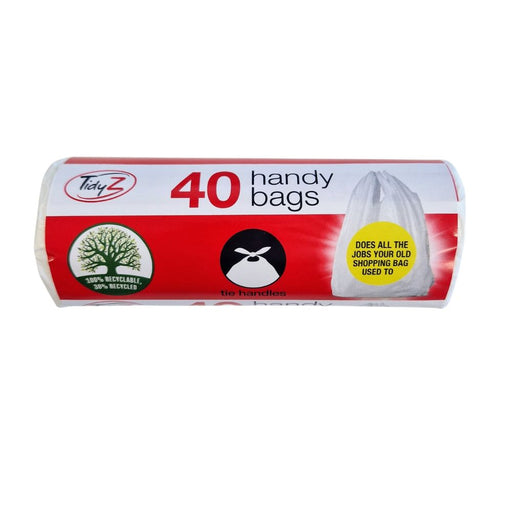 TidyZ Handy Bags Multi Use 40 Assorted Pack Household Supplies Tidyz Pack of 1