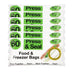 TidyZ Press & Seal Food Bags 60 Pack Food Storage Bags Tidyz Pack of 6