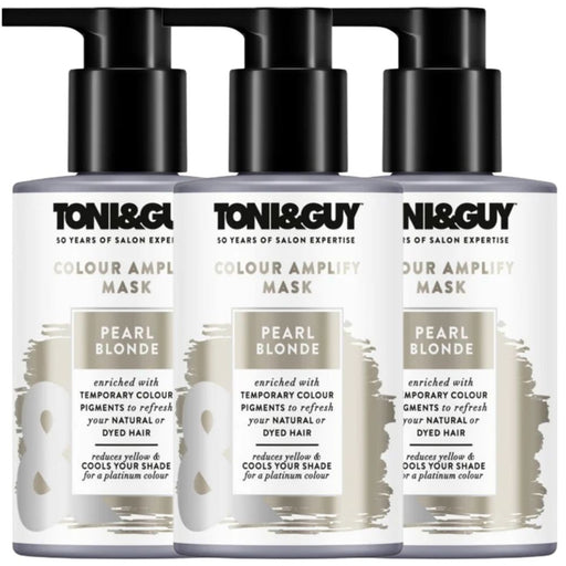 Toni & Guy Colour Amplify Mask Pearl Blonde Pump 200ml Hair Care toni & guy 3 Pack