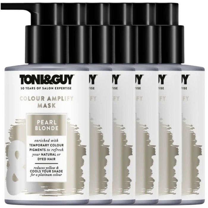 Toni & Guy Colour Amplify Mask Pearl Blonde Pump 200ml Hair Care toni & guy 6 Pack