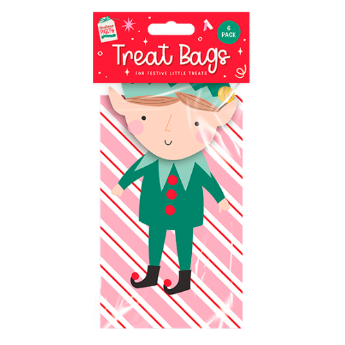 Christmas 3D Character Treat Bags 6 Pack Christmas Accessories FabFinds Elf