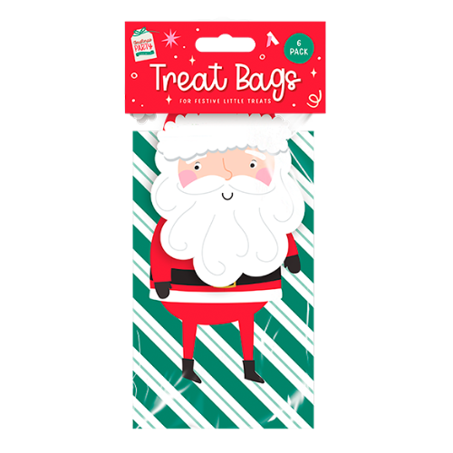 Christmas 3D Character Treat Bags 6 Pack Christmas Accessories FabFinds Santa