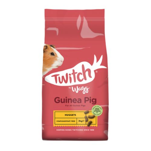 Twitch By Wagg Guinea Pig Nuggets 2kg Small Animal Pet Food Wagg   