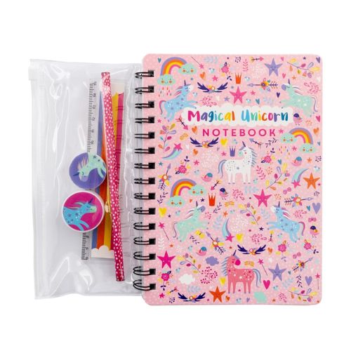 Magical Unicorn A5 Notebook Set Notebooks FabFinds   