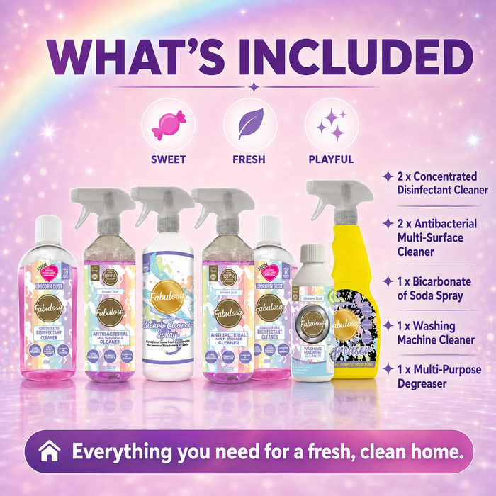 Fabulosa Unicorn Dust Household Cleaning Bundle 7 Piece Cleaning Bundles Fabulosa