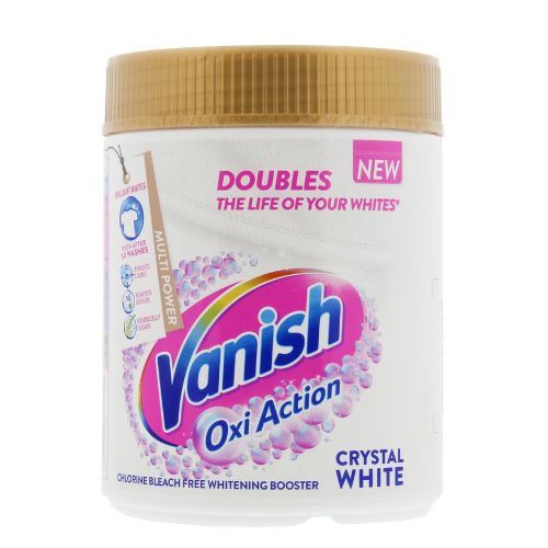 Vanish Oxi Axction Crystal White 470g Laundry Supplies Vanish   