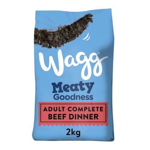 Wagg Meaty Goodness Adult Complete Beef Dinner Dog Food 2kg FabFinds