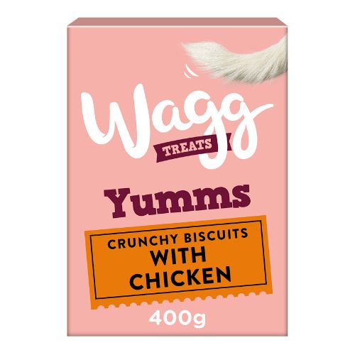 Wagg Yumms Chicken Dog Treats 400g Dog Food & Treats Wagg   