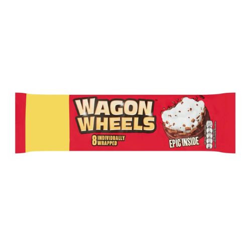 Big Pack Wagon Wheels 8 Individually Wrapped 239g Chocolate Wagon Wheels   