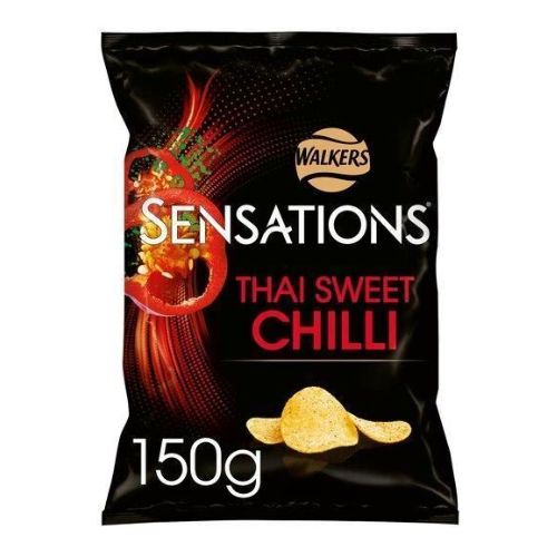 Walkers Sensations Thai Sweet Chilli 150g Crisps, Snacks & Popcorn walkers   