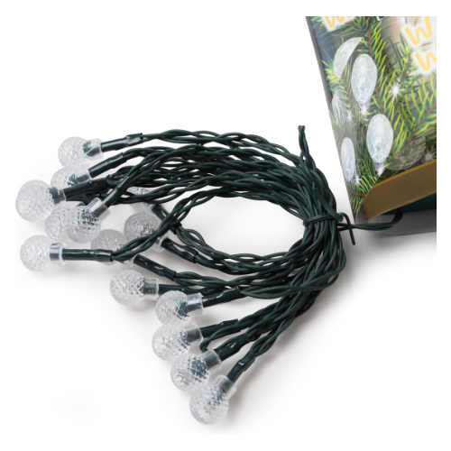 Battery Operated LED String Lights 15 LEDs Indoor Use Christmas Indoor & Outdoor Lighting FabFinds