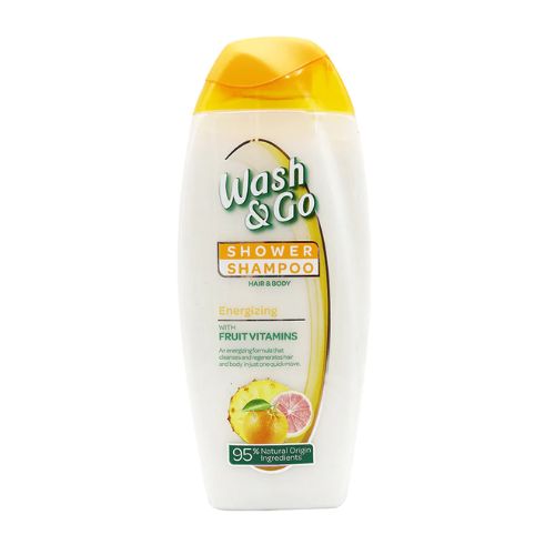 Wash & Go Shower Hair & Body Shampoo Fruit Vitamins 250ml Shampoo & Conditioner Wash & Go   