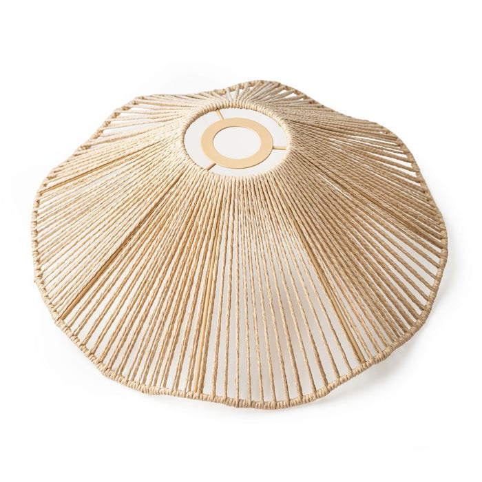 Wave Paper Rope Shade Natural Lampshade Assorted Packs Home Lighting FabFinds