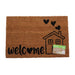 Welcome Latex Coir Eco Friendly Door Mat 40cm x 60cm Door Mat JVL   