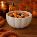Halloween Ceramic Pumpkin Bowl 13cm Assorted Colours Halloween Accessories FabFinds