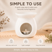 White Ceramic Oil Wax Melt Burner 10cm Assorted Pack Size Wax Melts & Oil Burners FabFinds