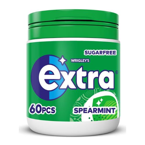 Wrigley's Extra Spearmint Sugarfree 60 Pieces 84g Sweets, Mints & Chewing Gum Wrigley's   