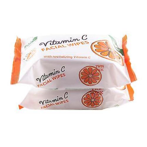 XBC Vitamin C Facial Wipes Twin Pack 2 x 25's Face Wipes xbc   