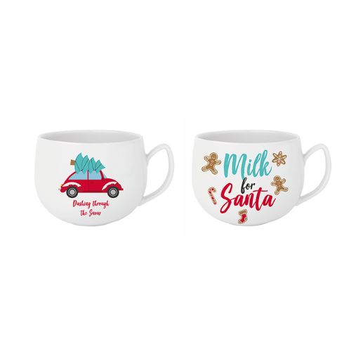 Christmas Printed Mug Assorted Styles Mugs FabFinds   