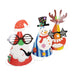 Christmas Time Christmas Party Hats 3 Pack Assorted Designs Christmas FabFinds Snowman  