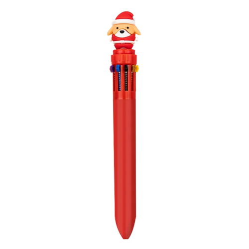 Festive Multi Colour Pen Colours Kids Stationery FabFinds Santa