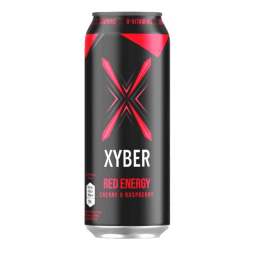 Xyber Red Energy Cherry & Raspberry Drink 500ml Drinks xyber   