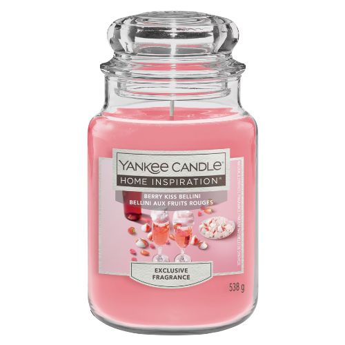 Yankee Berry Kiss Bellini Large Jar Candle 538g Candles Yankee Candle