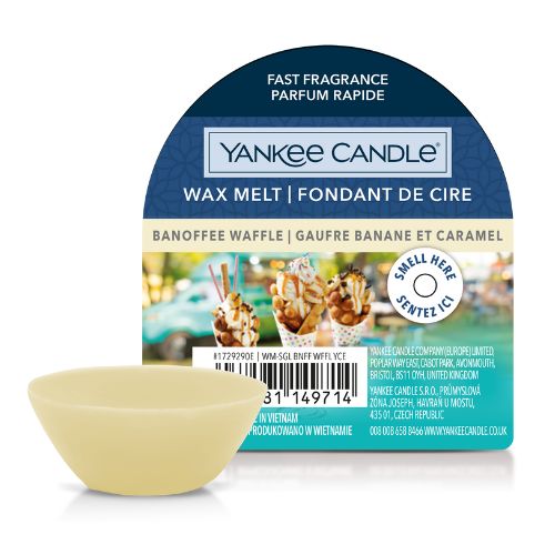 Yankee Candle Wax Melt Banoffee Waffle 22g Wax Melts & Oil Burners Yankee Candle   