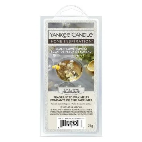 Yankee Candle Elderflower Spritz Wax Melts 6 Pk 75g Wax Melts & Oil Burners yankee candles   