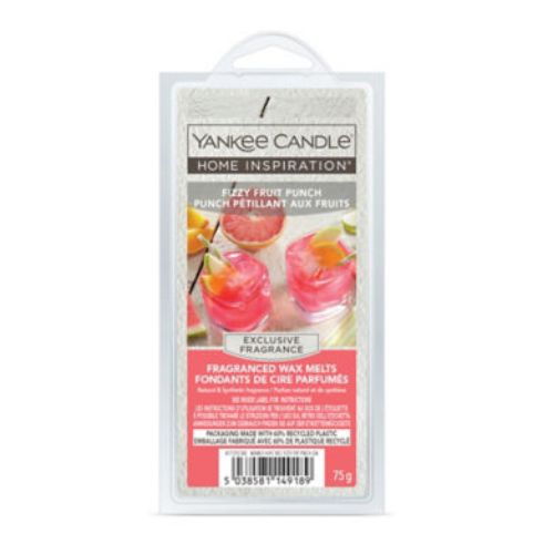 Yankee Candle Home Inspiration Fizzy Fruit Punch Wax Melts 75g Wax Melts Yankee Candle   