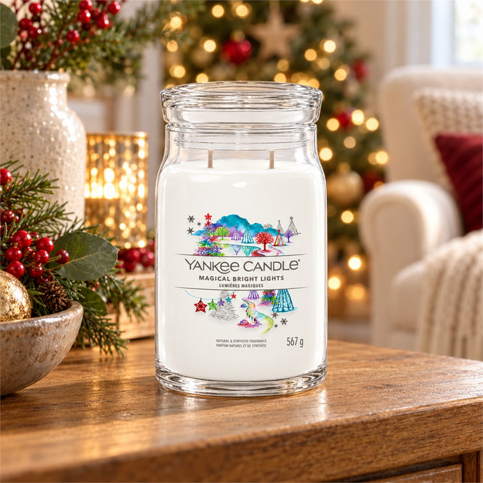 Yankee Candle Magical Bright Lights Large Jar 2 Wick Candle 567g Candles Yankee Candle