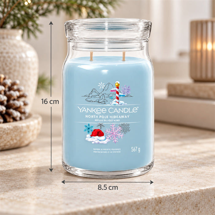 Yankee Candle North Pole Hideaway Large Jar 2 Wick Candle 567g Candles Yankee Candle