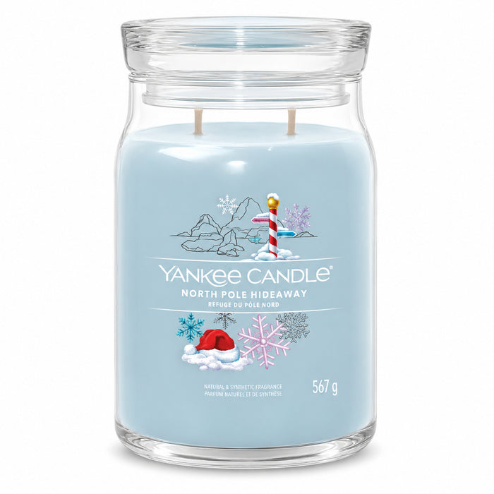 Yankee Candle North Pole Hideaway Large Jar 2 Wick Candle 567g Candles Yankee Candle