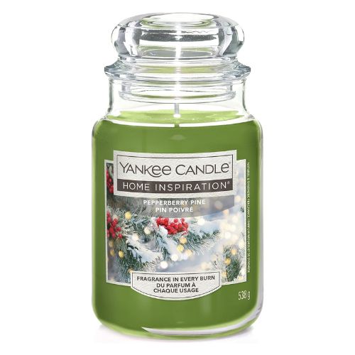 Yankee Candle Large Peppery Pine Candle 538g Candles Yankee Candle   