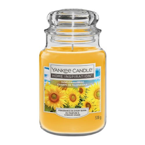 Yankee Candle Sunflower Fields Large Jar Candle 538g Candles Yankee Candle   