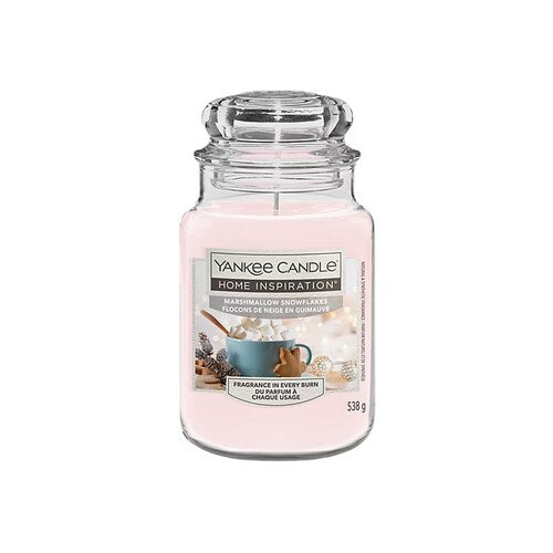 Yankee Marshmallow Snowflakes Large Jar Candle 538g