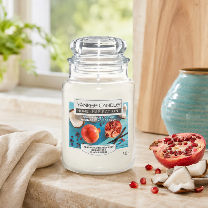 Yankee Pomegranate Coconut Large Jar Candle 538g Candles Yankee Candle