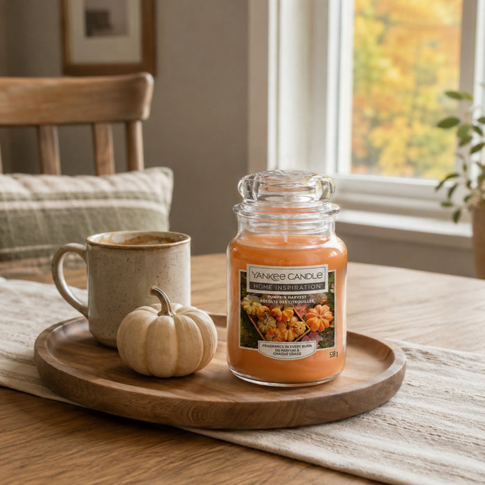 Yankee Pumpkin Harvest Large Jar Candle 538g Candles Yankee Candle