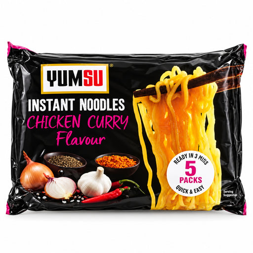 Yumsu Chicken Curry Instant Noodles 70g Assorted Packs Pasta, Rice & Noodles Yumsu 5 Packs
