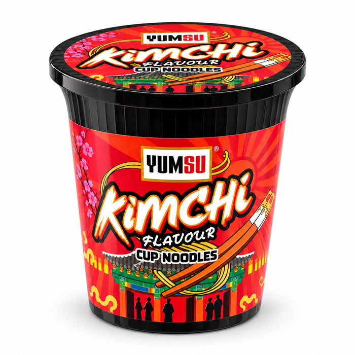 Yumsu Kimchi Cup Noodles 60g Assorted Packs Pasta, Rice & Noodles Yumsu Pack of 1
