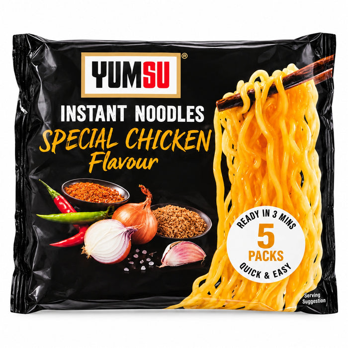 Yumsu Special Chicken Instant Noodles 70g Assorted Packs Pasta, Rice & Noodles Yumsu 5 Packs