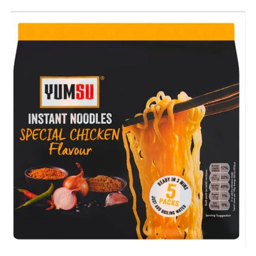 Yumsu Special Chicken Flavour Noodles 5 x 70g Pasta, Rice & Noodles Yumsu   