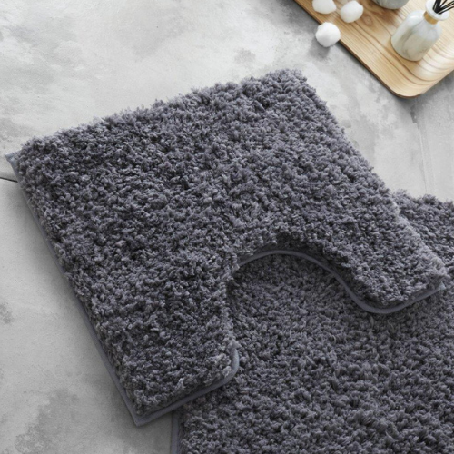 Zero Twist Cotton Bath Mat Set Assorted Colours Bathroom Accessories FabFinds