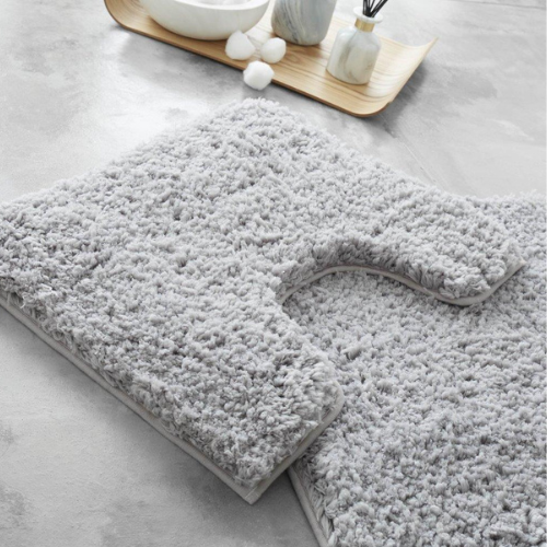 Zero Twist Cotton Bath Mat Set Assorted Colours Bathroom Accessories FabFinds